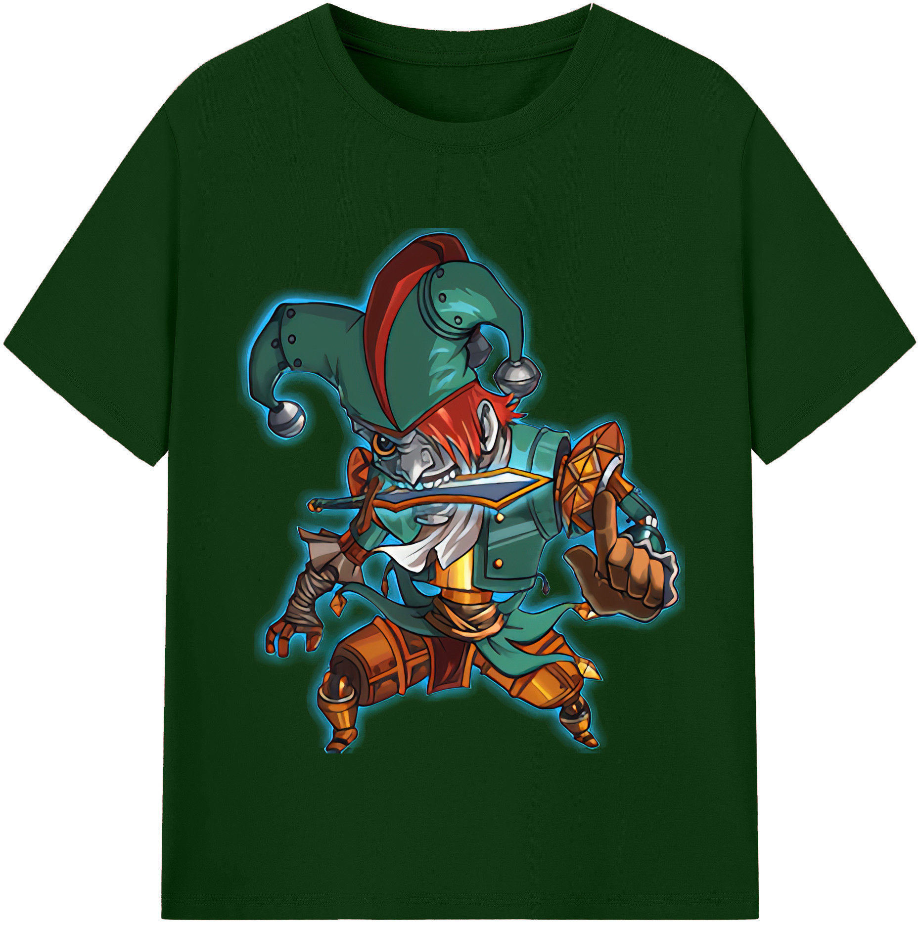 リーグ・オブ・レジェンド League of Legends LOL 綿100％半袖Tシャツ（フロントプリント）